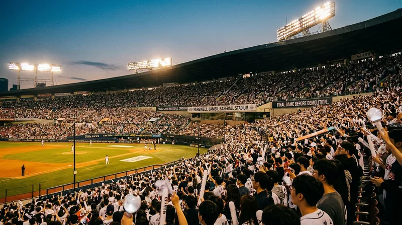 Seoul's historic Jamsil Baseball Stadium hosts its final KBO All-Star Game before its scheduled demolition.