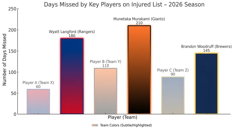 Hamstring and shoulder injuries continue to sideline key contributors across the league.