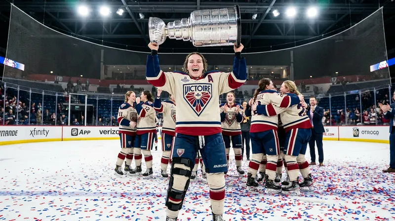 Marie-Philip Poulin heroically played through a torn ACL to lead Montreal to the PWHL Walter Cup.