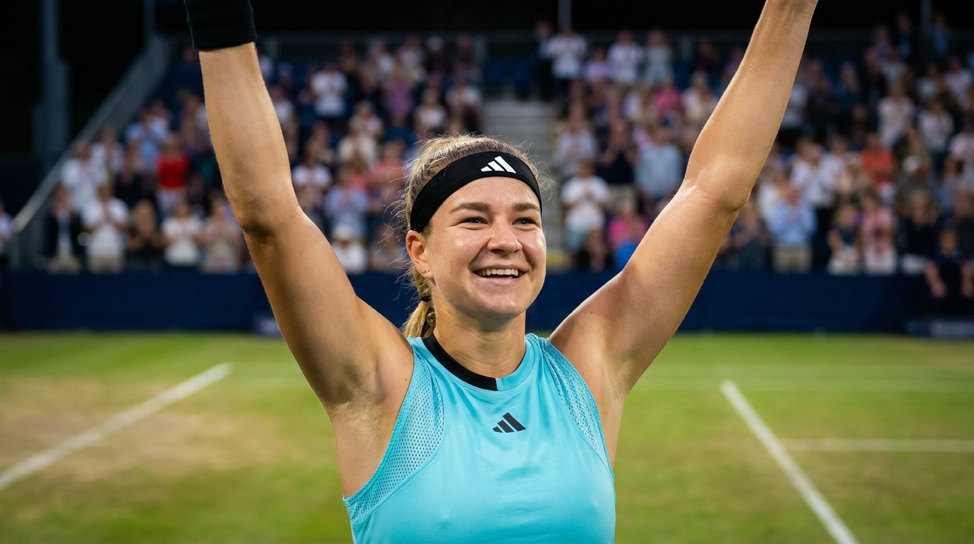 پیروزی هیجان‌انگیز کارولینا موچووا در نیمه‌نهایی، او را دوباره به جمع ۱۰ نفر برتر WTA بازگرداند.