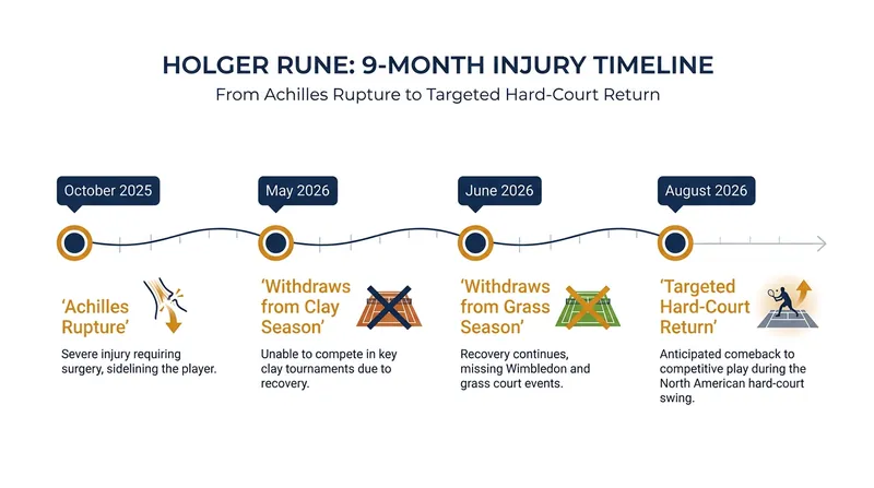 Rune's methodical timeline to recovery.