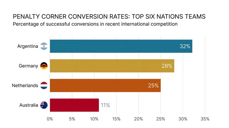 Australia's penalty corner conversion rate has plummeted to 11%, raising alarms ahead of the World Cup.