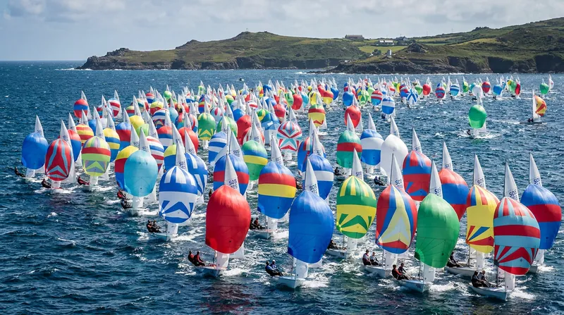 A massive 90-boat fleet competed in the 2026 World Championship on Hayling Bay.