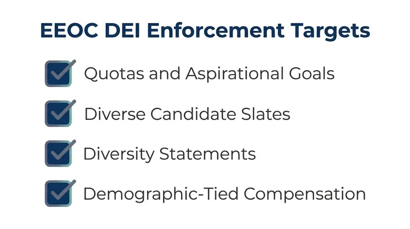 The new National Enforcement Plan explicitly targets several common corporate diversity practices.