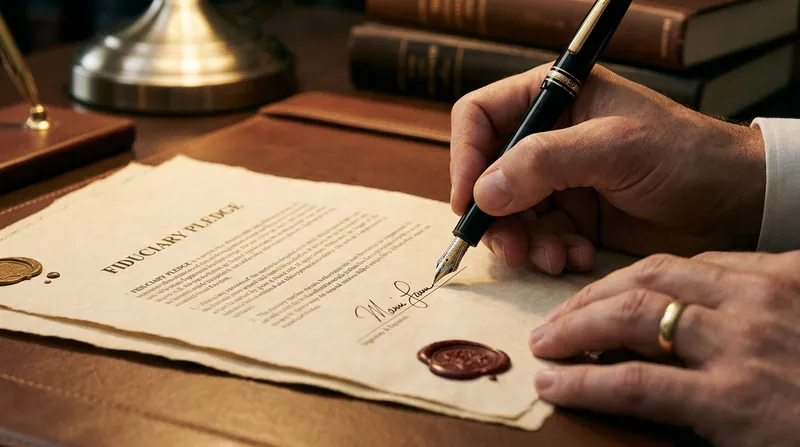 Experts advise savers to demand a written fiduciary pledge before moving any retirement assets.
