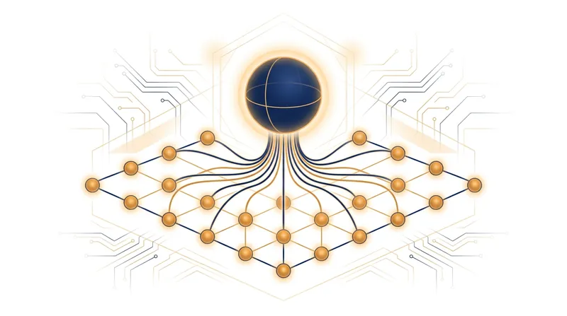 Quantum error correction weaves the data of one stable logical qubit across many fragile physical qubits.