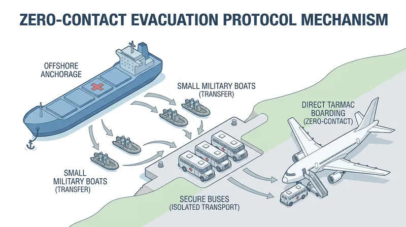 The zero-contact transfer mechanism designed to protect the local Canary Islands population.