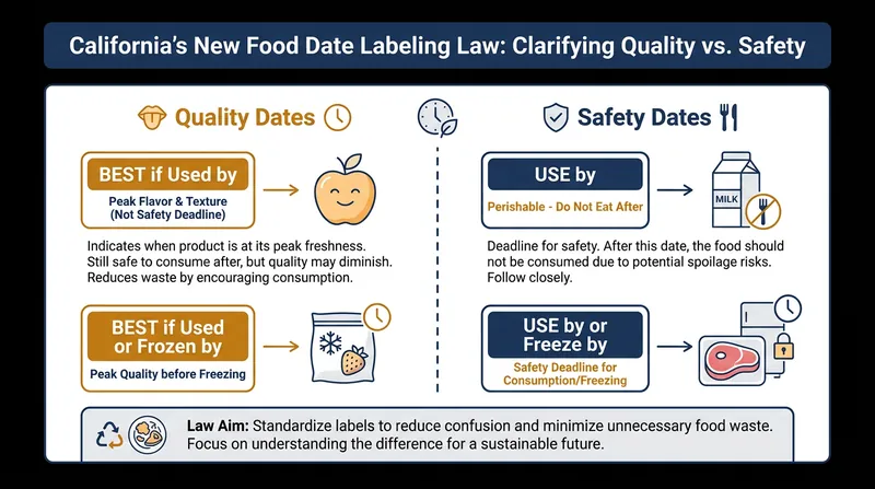 The new law restricts food manufacturers to a strict two-tier labeling system separating quality from safety.
