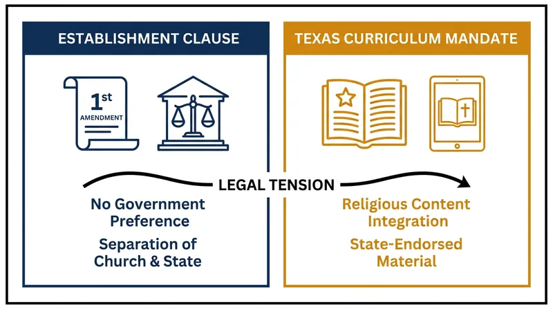 The legal framework surrounding religion in public schools.