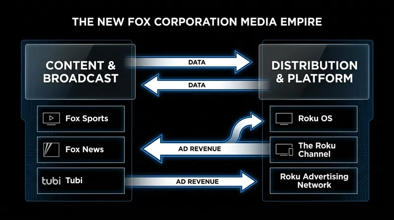 The acquisition completes Fox's vertical integration strategy, pairing its massive content library with the industry's largest distribution platform.