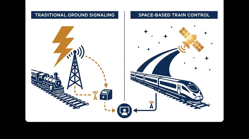 Space-based signaling eliminates the physical vulnerabilities of trackside circuits.