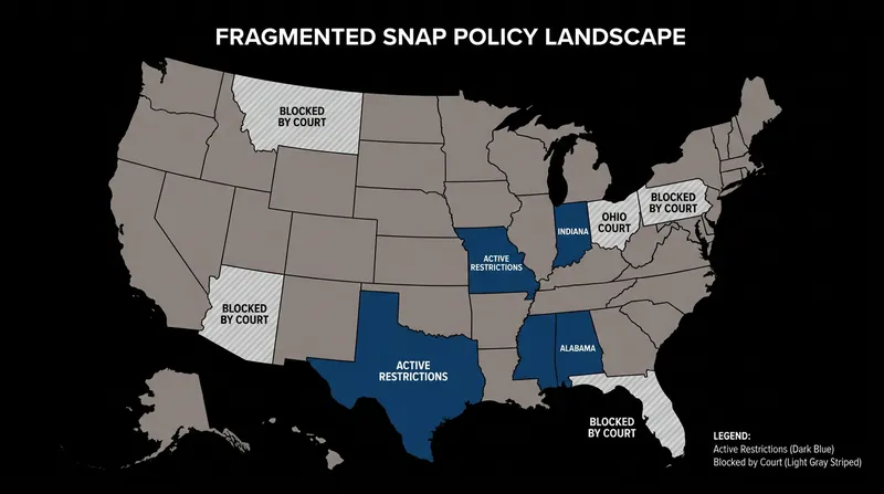 A recent federal court ruling blocked restrictions in five states, creating a patchwork map of compliance.