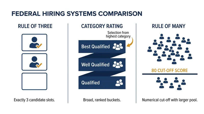 How the Rule of Many combines numerical ranking with broader candidate pools.