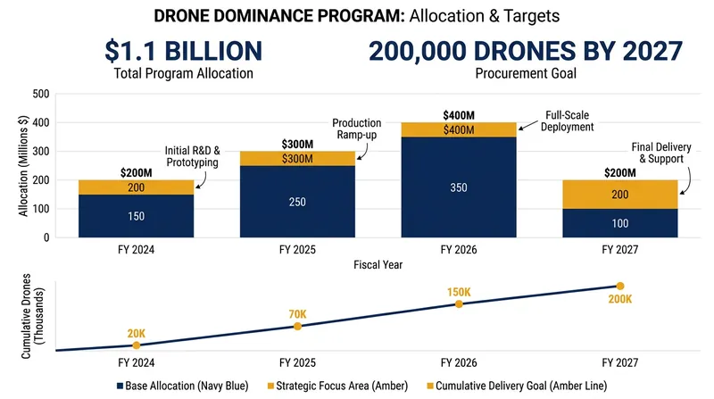 The Pentagon is heavily investing in autonomous systems to complement its AI software rollout.