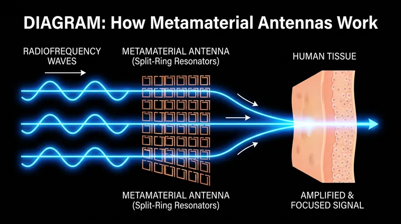 Metamaterials focus radiofrequency energy to boost the signal-to-noise ratio in targeted tissues.