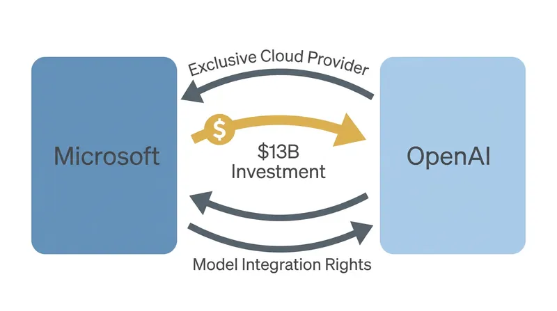 The FTC is examining whether Microsoft's $13 billion investment structure functions as a de facto merger.