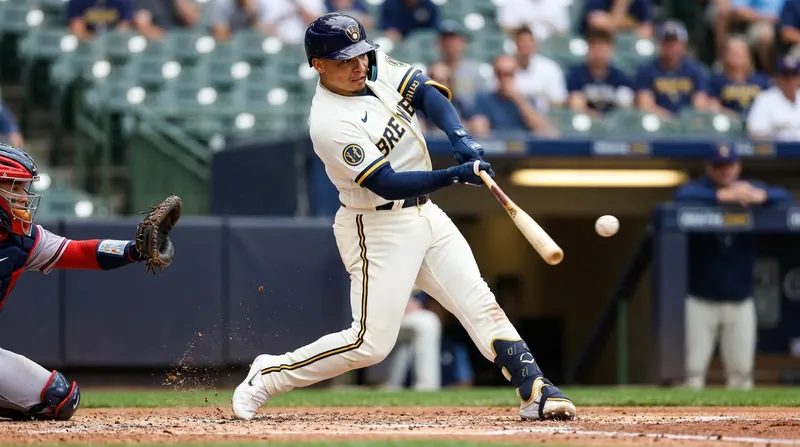 William Contreras leads the Brewers' offense with a .281 batting average and 53 RBIs.