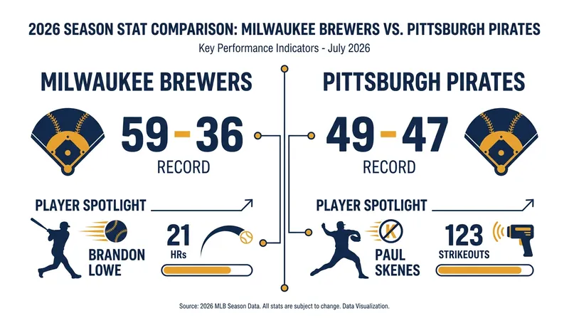 Tale of the Tape: How the Brewers and Pirates match up ahead of Sunday's series finale.