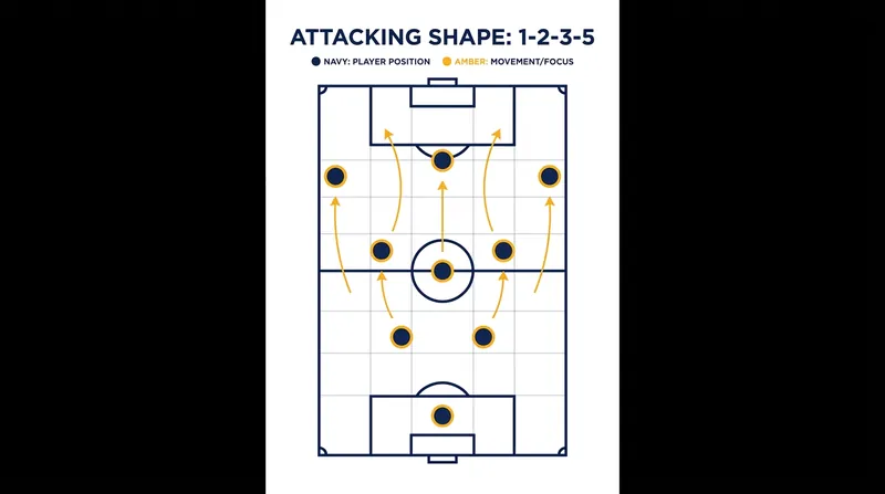 Spain's fluid in-possession structure commits up to eight players to central and advanced areas.