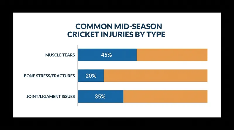 The intense mid-summer schedule has led to a spike in stress fractures and soft-tissue injuries.