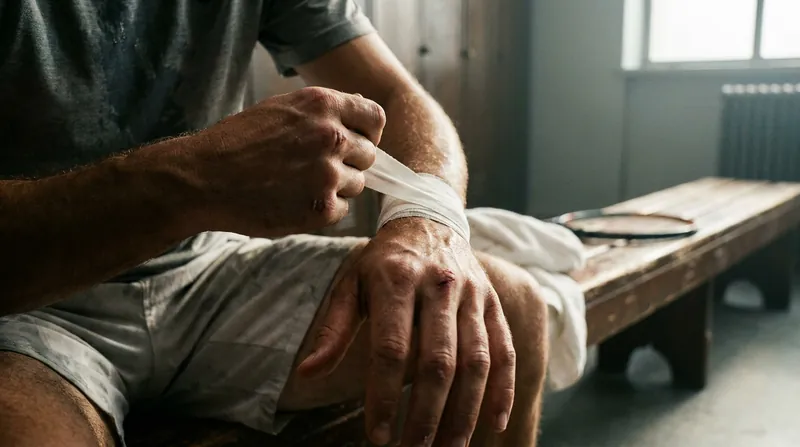 Wrist injuries require meticulous rehabilitation to withstand the heavy topspin of the modern game.