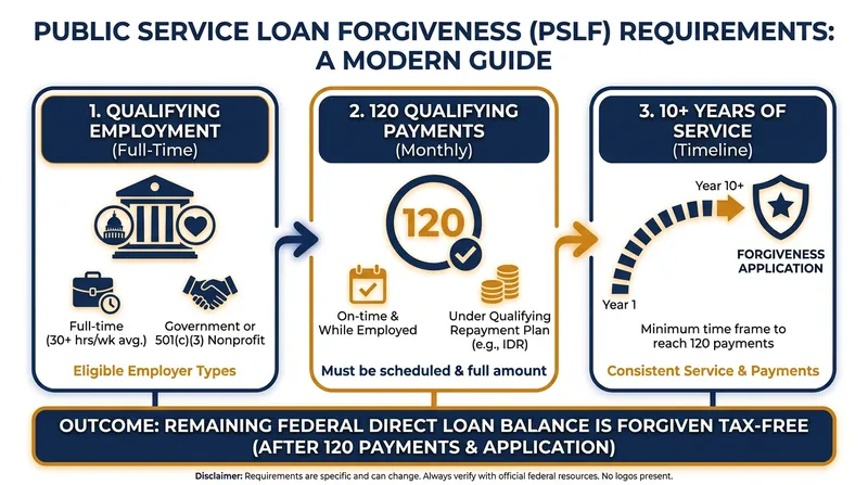 The statutory requirements for PSLF remain unchanged following the court rulings.