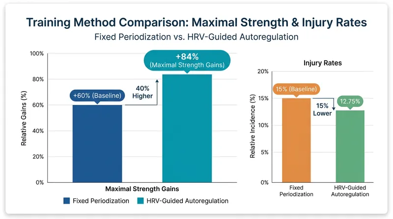 Clinical data shows significant improvements in strength and reduced injury rates when workouts are dynamically adjusted.