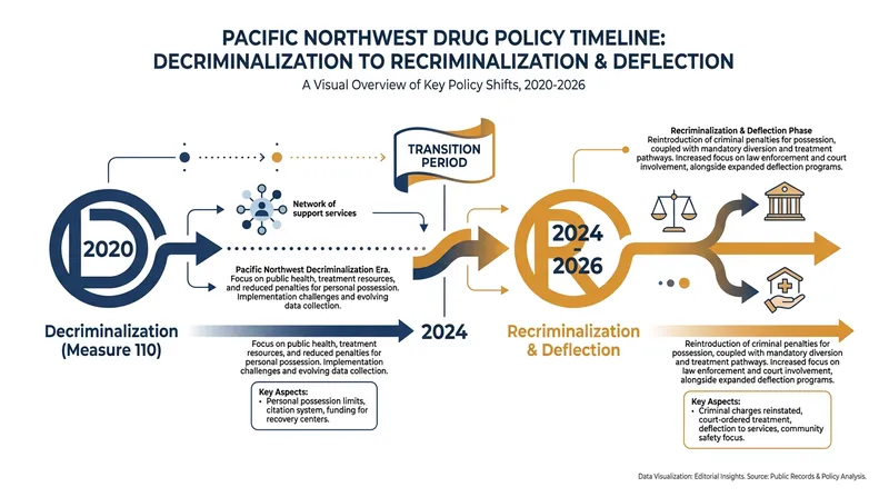 The rapid policy shift from decriminalization back to enforcement-backed treatment.