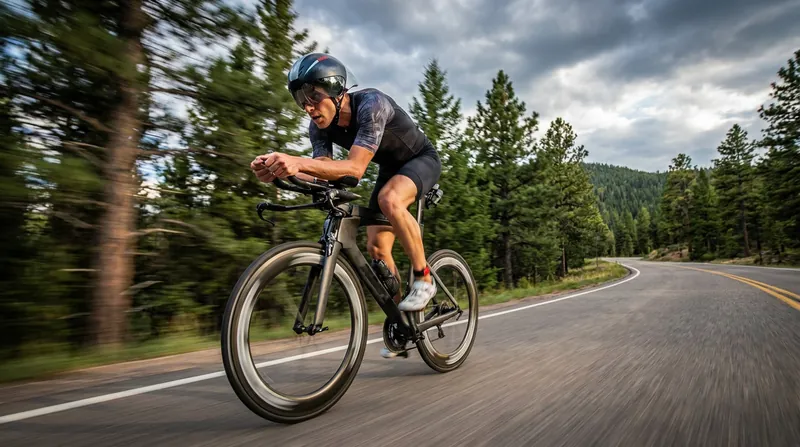 The demanding 180-kilometer bike course through the Adirondacks will test the field's endurance before the marathon.