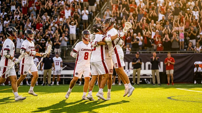 The Boston Cannons stunned the Denver Outlaws, pulling themselves back into the Eastern Conference playoff race.