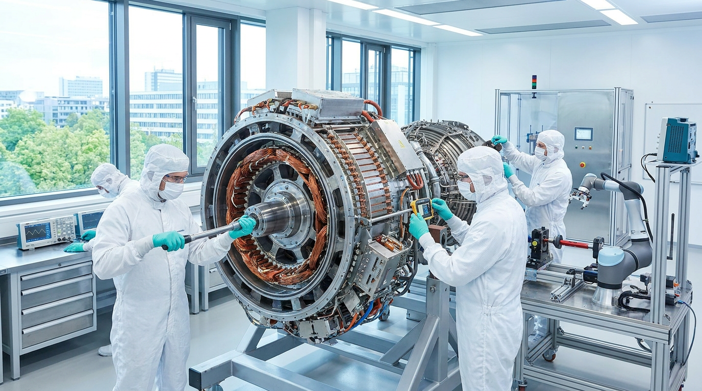 مهندسان در MTU Aero Engines از هماکنون آزمایش موتورهای الکتریکی و پشتههای پیل سوختی را برای نمونههای اولیه هواپیماهای منطقهای آغاز کردهاند.