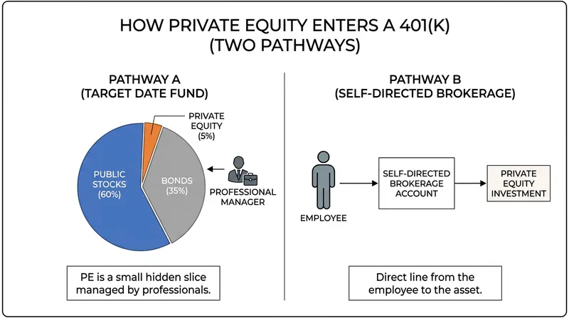 Industry experts expect private equity to be embedded within Target Date Funds rather than offered as standalone menu options.
