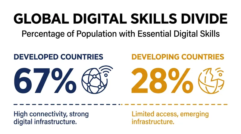 The digital skills gap leaves creators in the Global South particularly vulnerable to AI disruption.