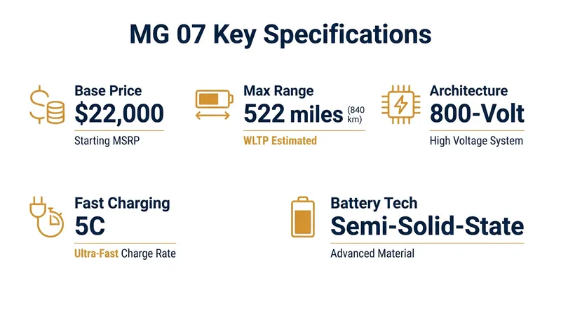Key specifications for the top-tier MG 07 variant.