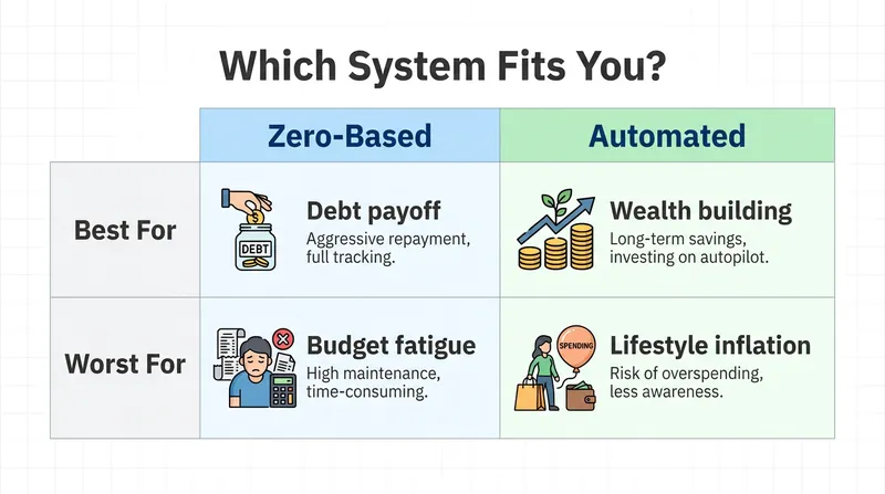 Matching a budgeting strategy to your current financial season is critical for long-term success.