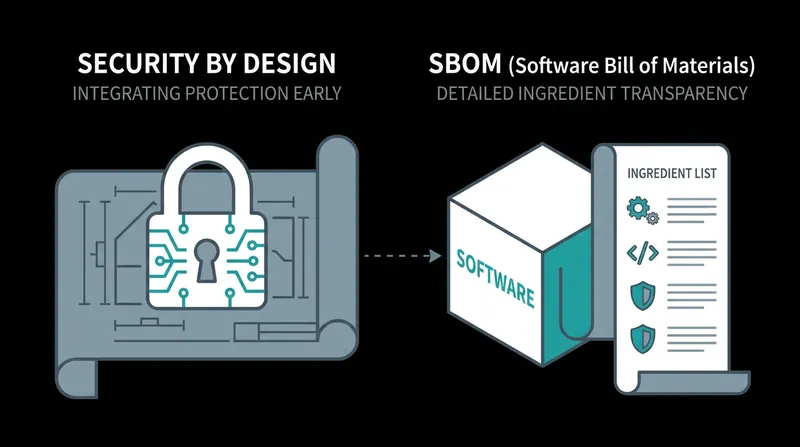 The CRA mandates that security is built into products from inception, alongside transparent software supply chains.