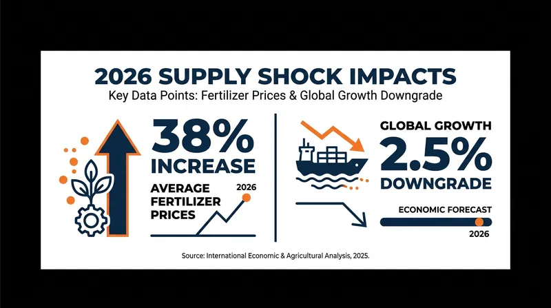 Disruptions in the Strait of Hormuz have triggered massive spikes in agricultural and energy inputs.