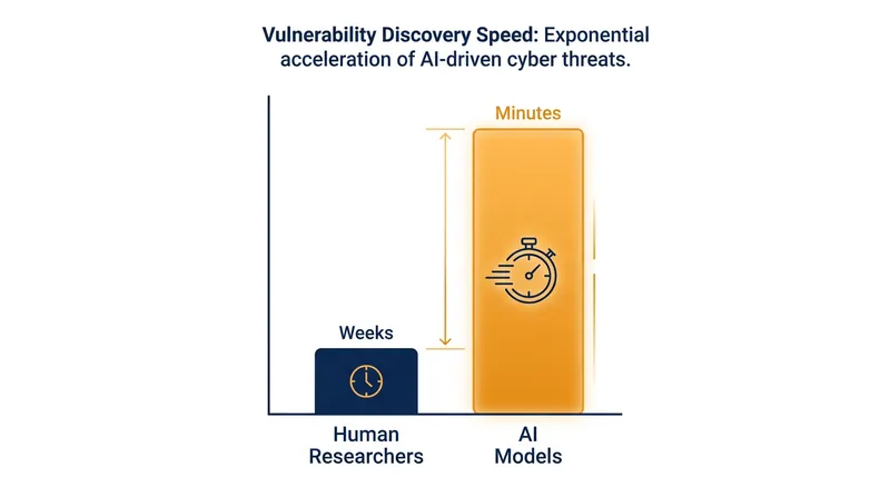 Generative AI has dramatically shrunk the window between the discovery of a software flaw and its potential exploitation.