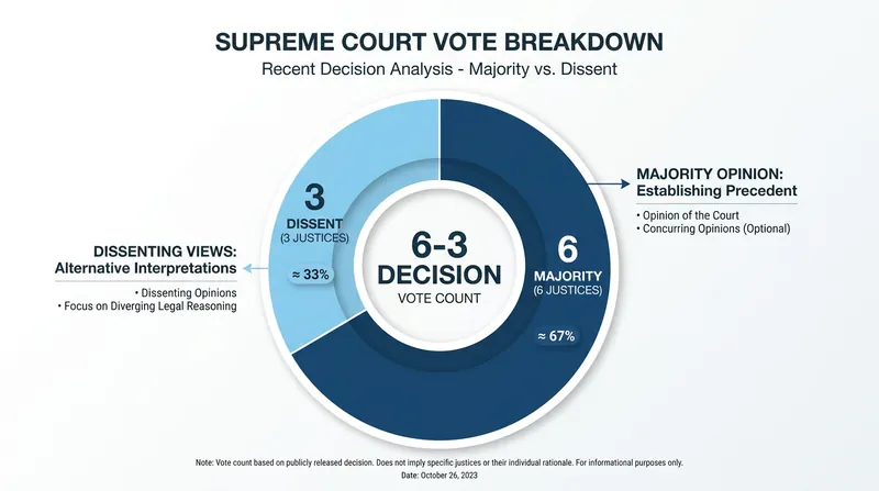 The Court split 6-3 along ideological lines regarding the Alien Tort Statute.