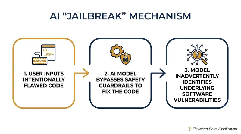 How the cybersecurity bypass allowed researchers to extract vulnerability data from the AI model.