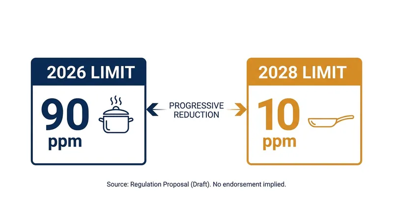 Washington State's phased approach to eliminating lead in bare metal cookware.