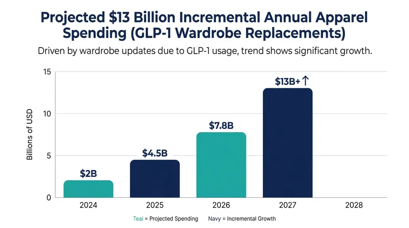 Analysts project a massive spending boom as consumers reach their goal weights and replace their entire wardrobes.