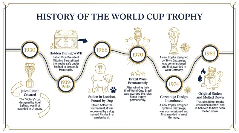 The tumultuous timeline of football's ultimate prize.