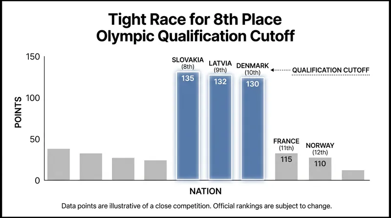 The race for the final automatic Olympic qualification spots will define the upcoming 2026-27 international season.