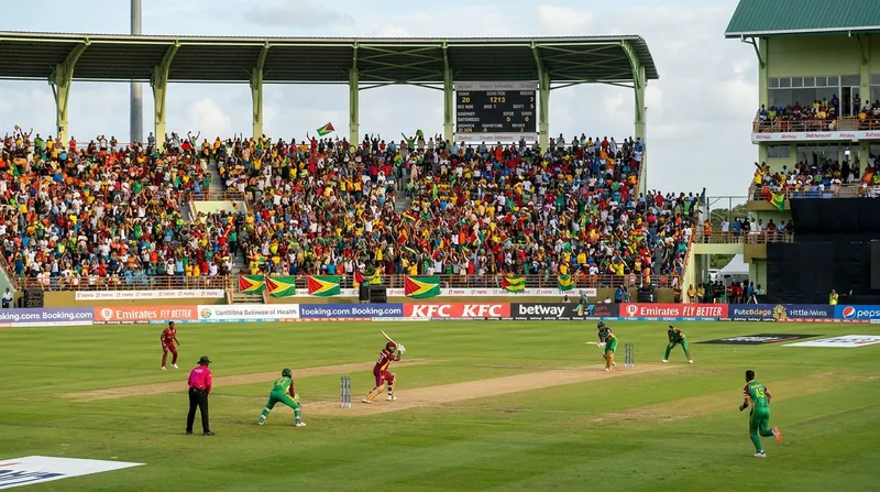 The first three matches of the ODI series are being held at Providence Stadium in Guyana.