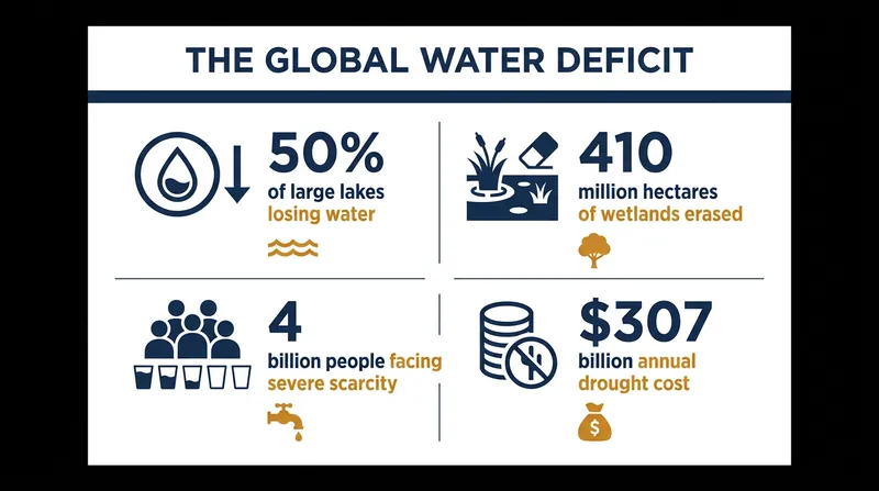 Key indicators of global water insolvency and irreversibility.