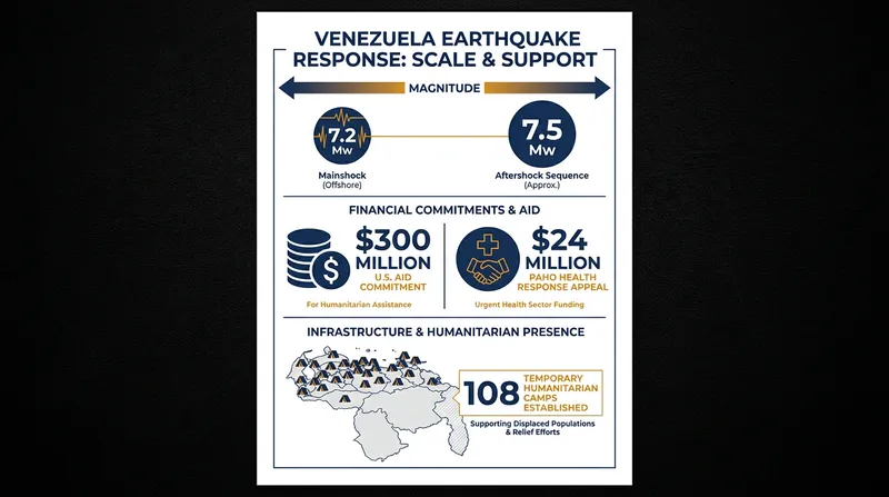 Key figures outlining the scale of the disaster and the subsequent humanitarian mobilization.