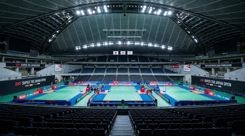 The Tokyo Metropolitan Gymnasium will host the DAIHATSU Japan Open, a crucial battleground for ranking points.