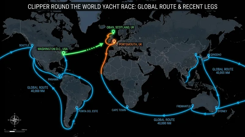The 11-month circumnavigation spans some of the most remote and dangerous oceans on the planet.