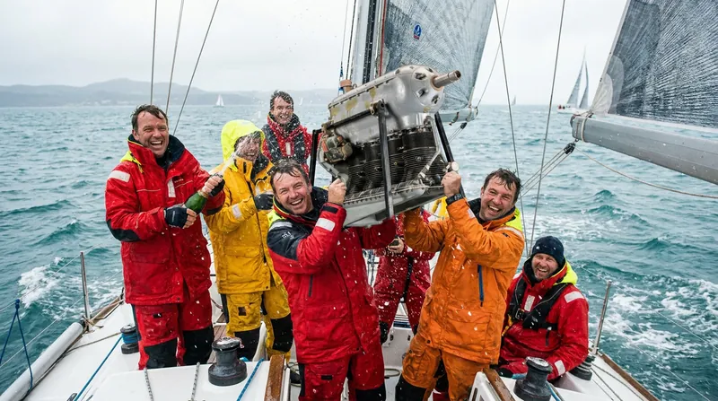 The Clipper Race pairs professional skippers with everyday people who undergo intensive training to become ocean racers.